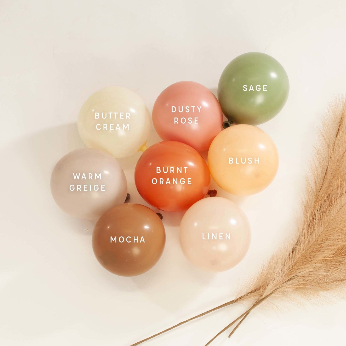 Premium Sage Green Latex Balloon Cluster (5", 11” and 17”)