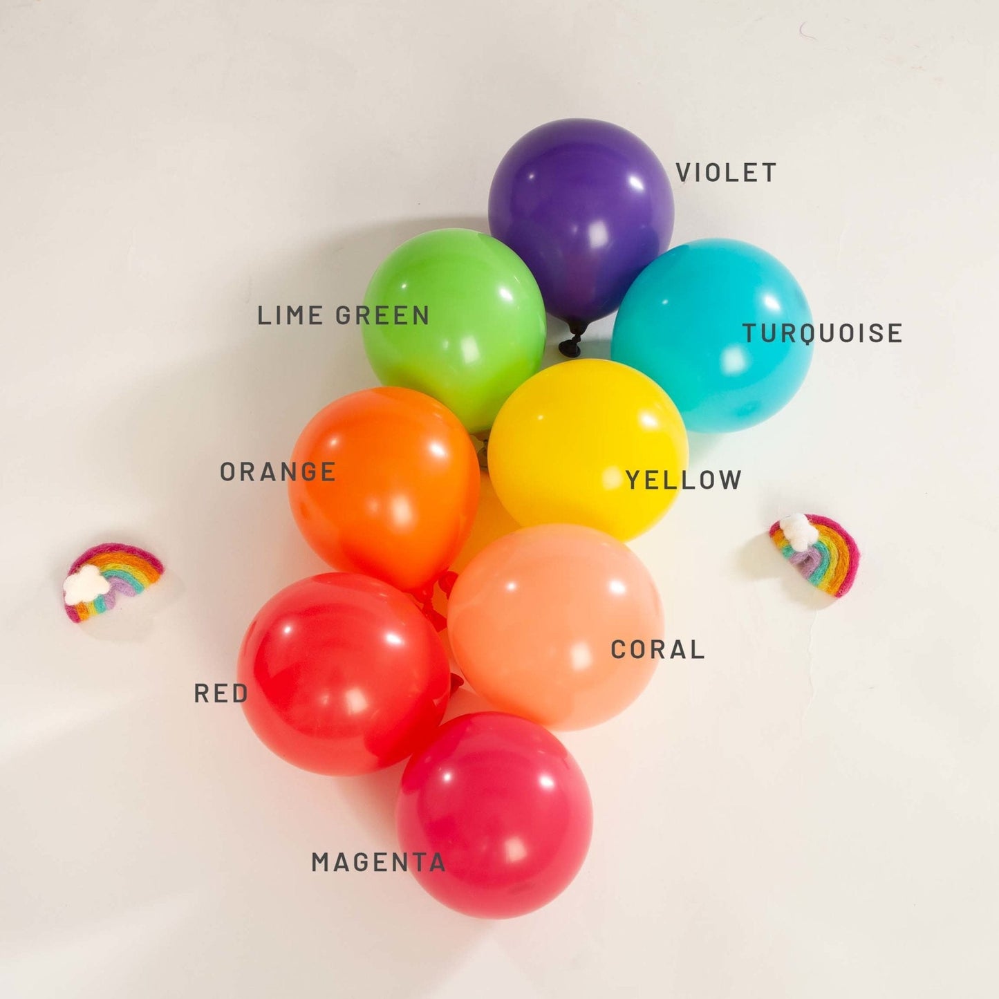 Premium Violet Latex Balloon Cluster (5", 11” and 17”)