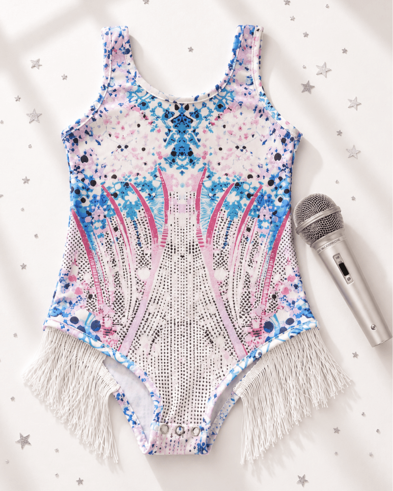 Pop Star Lover Tassle Leotard Costume