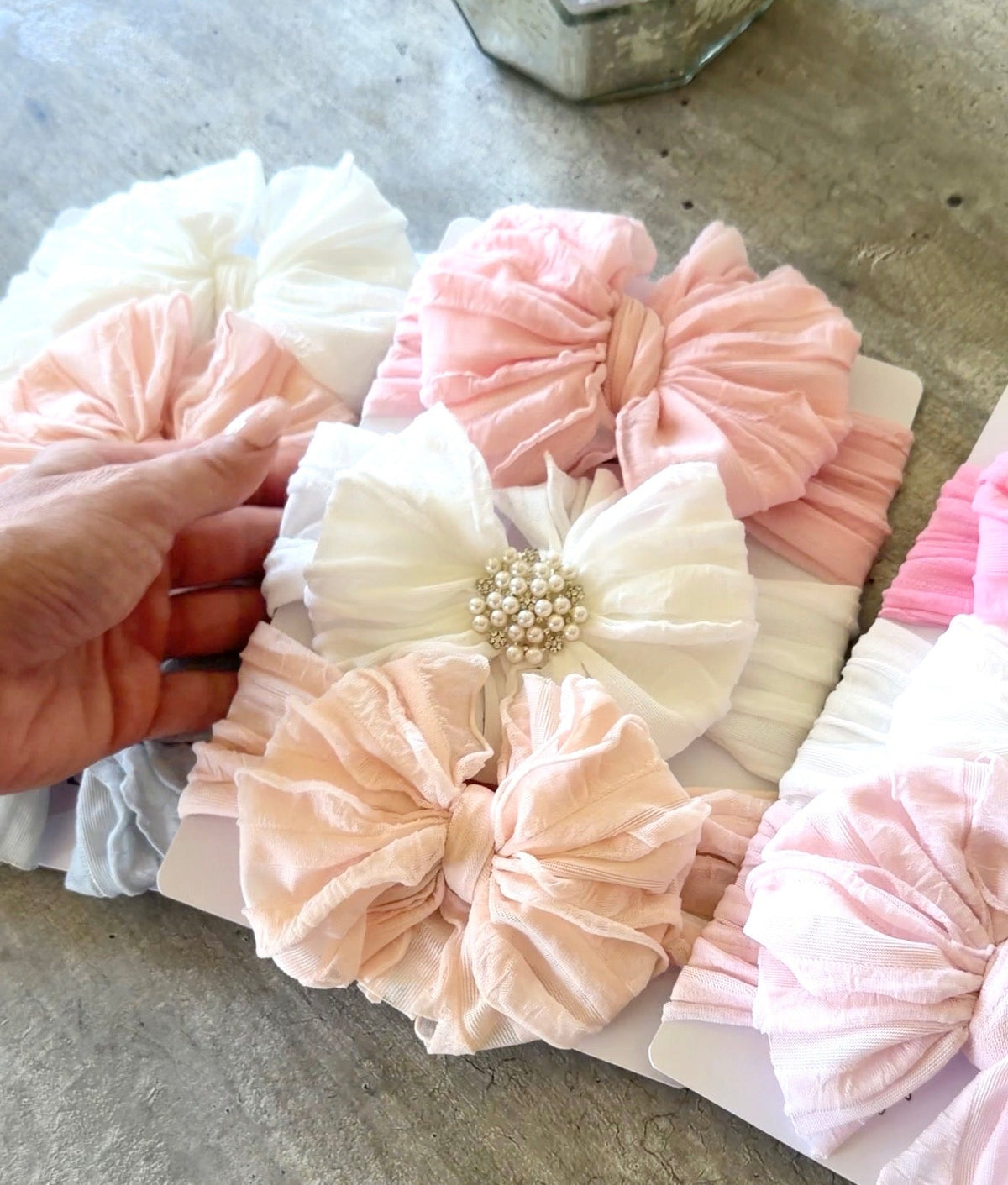 Pretty in Pearls Headband 3 pack set