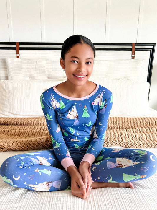 Princess & Dragon Organic Bamboo Pajama Set
