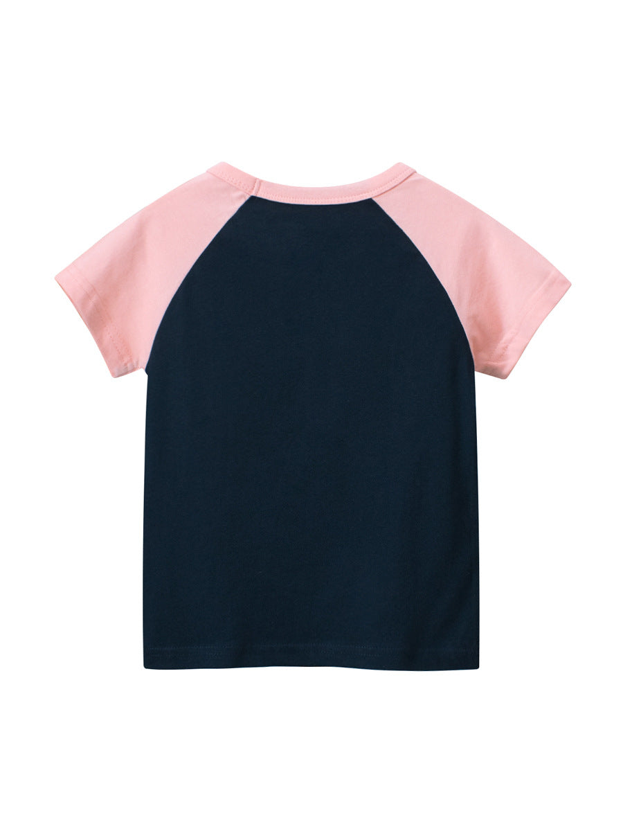 Cartoon Dragon Girls’ T-Shirt