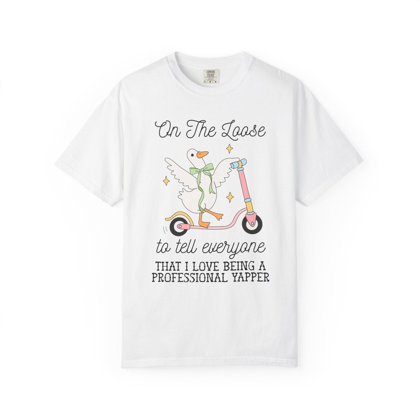 Professional Yapper Goose Tee for speech therapists