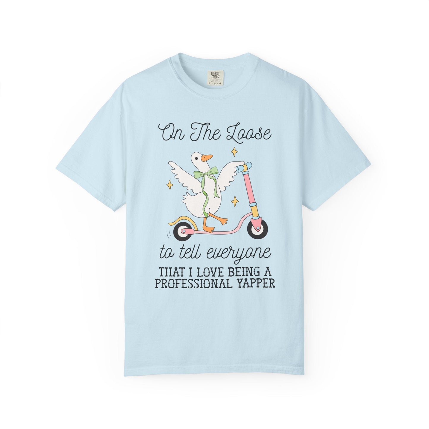 Professional Yapper Goose Tee for speech therapists