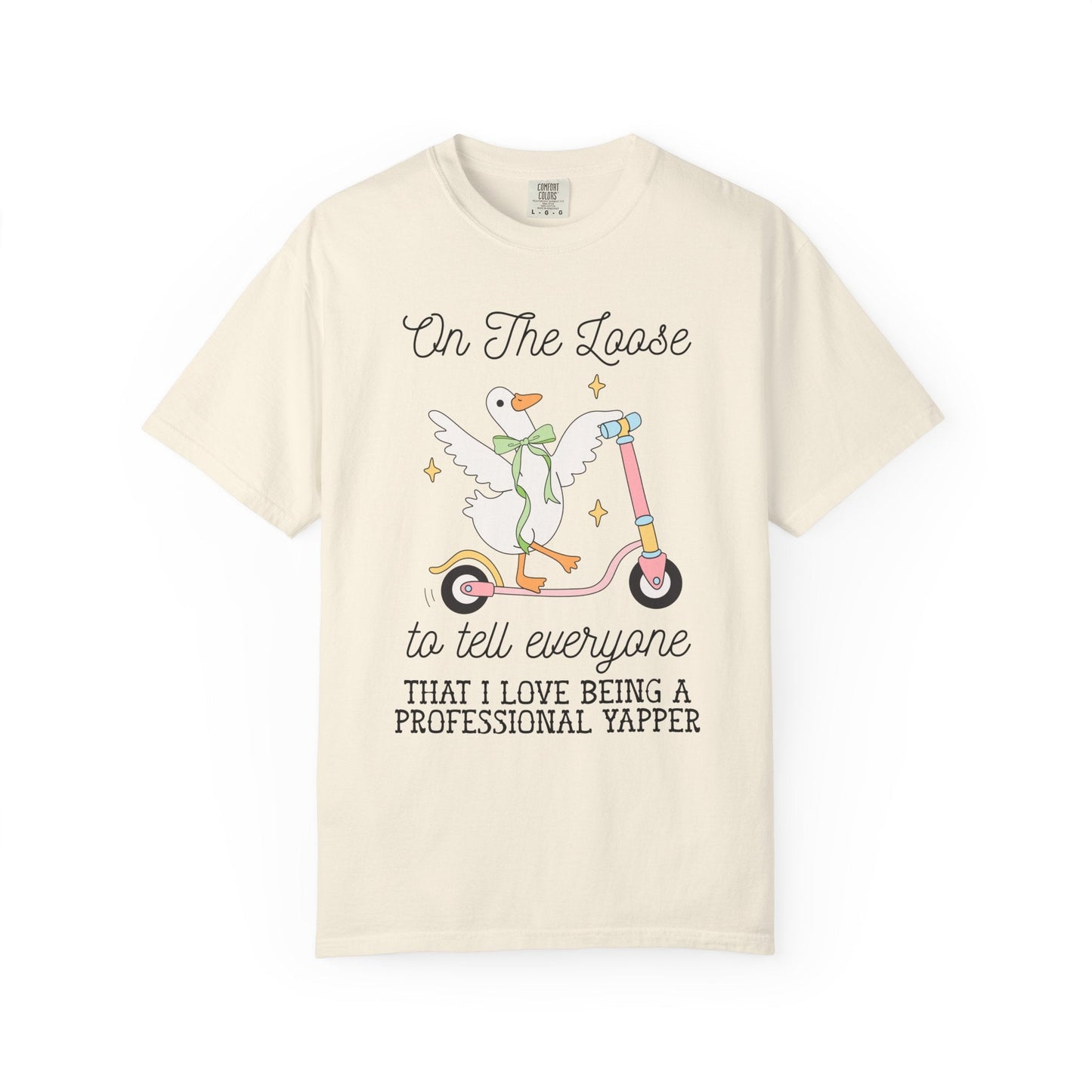 Professional Yapper Goose Tee for speech therapists