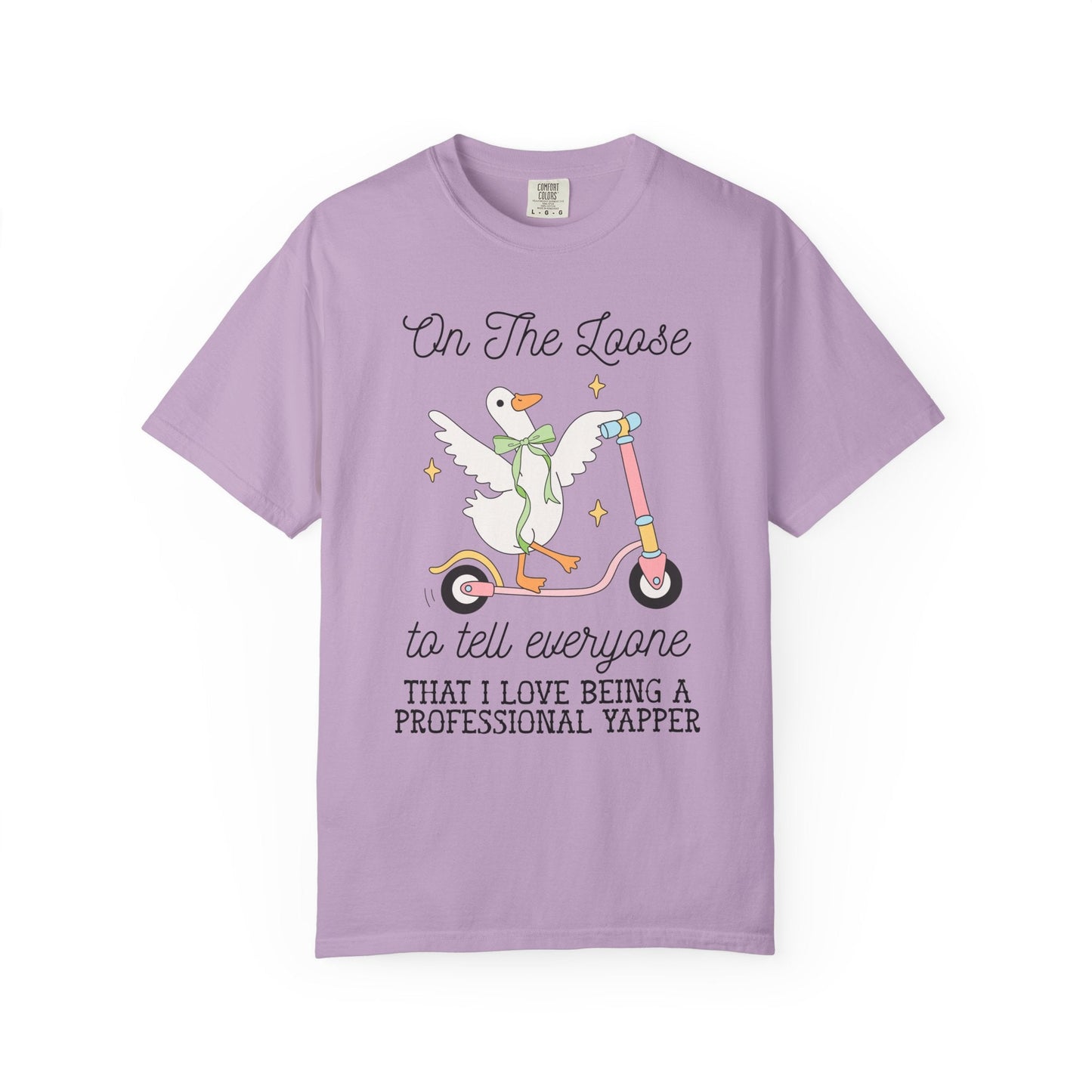 Professional Yapper Goose Tee for speech therapists