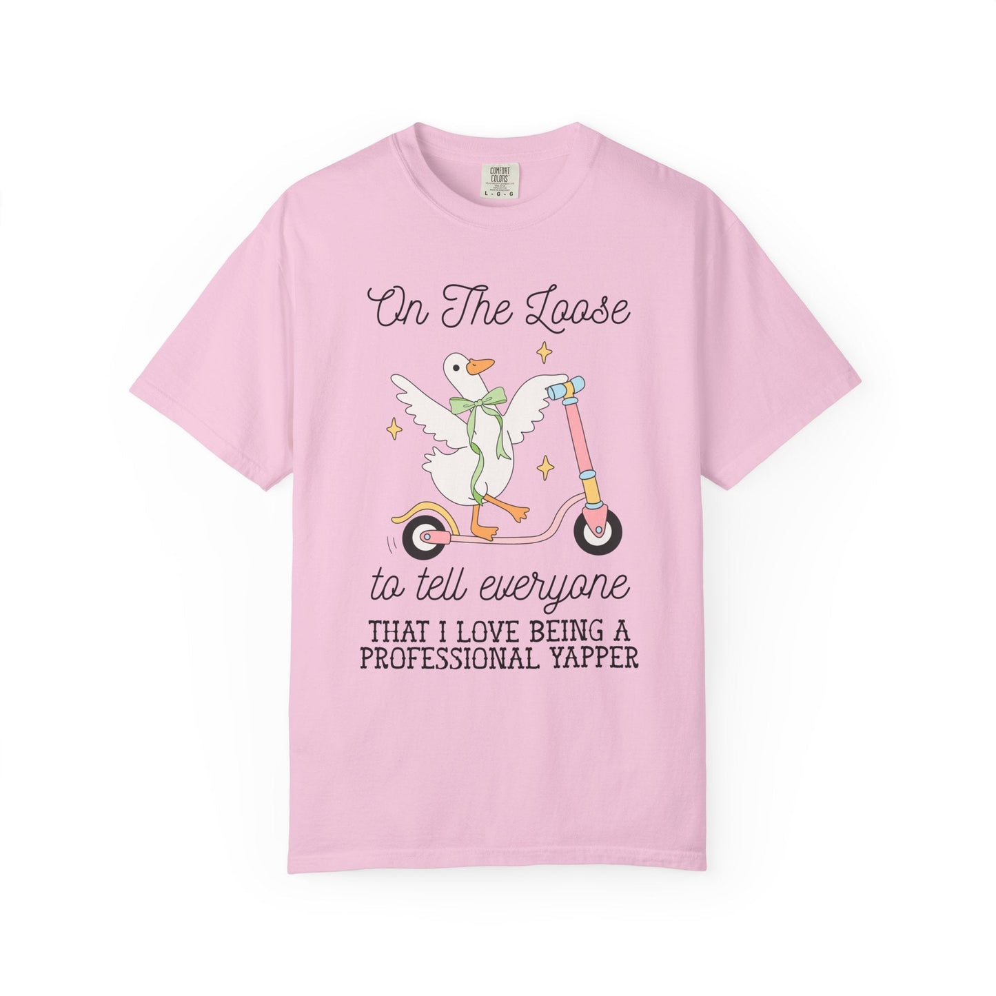 Professional Yapper Goose Tee for speech therapists