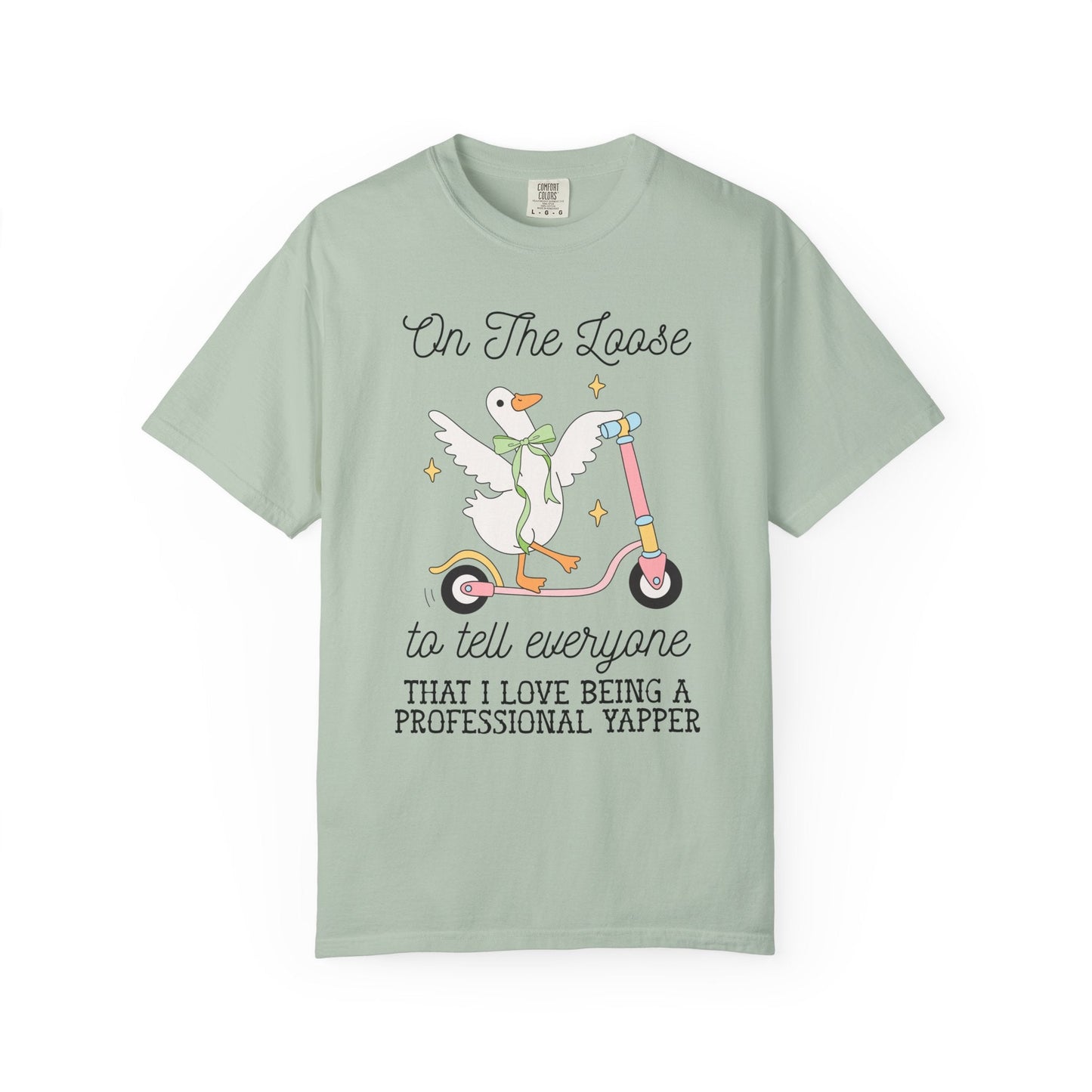 Professional Yapper Goose Tee for speech therapists