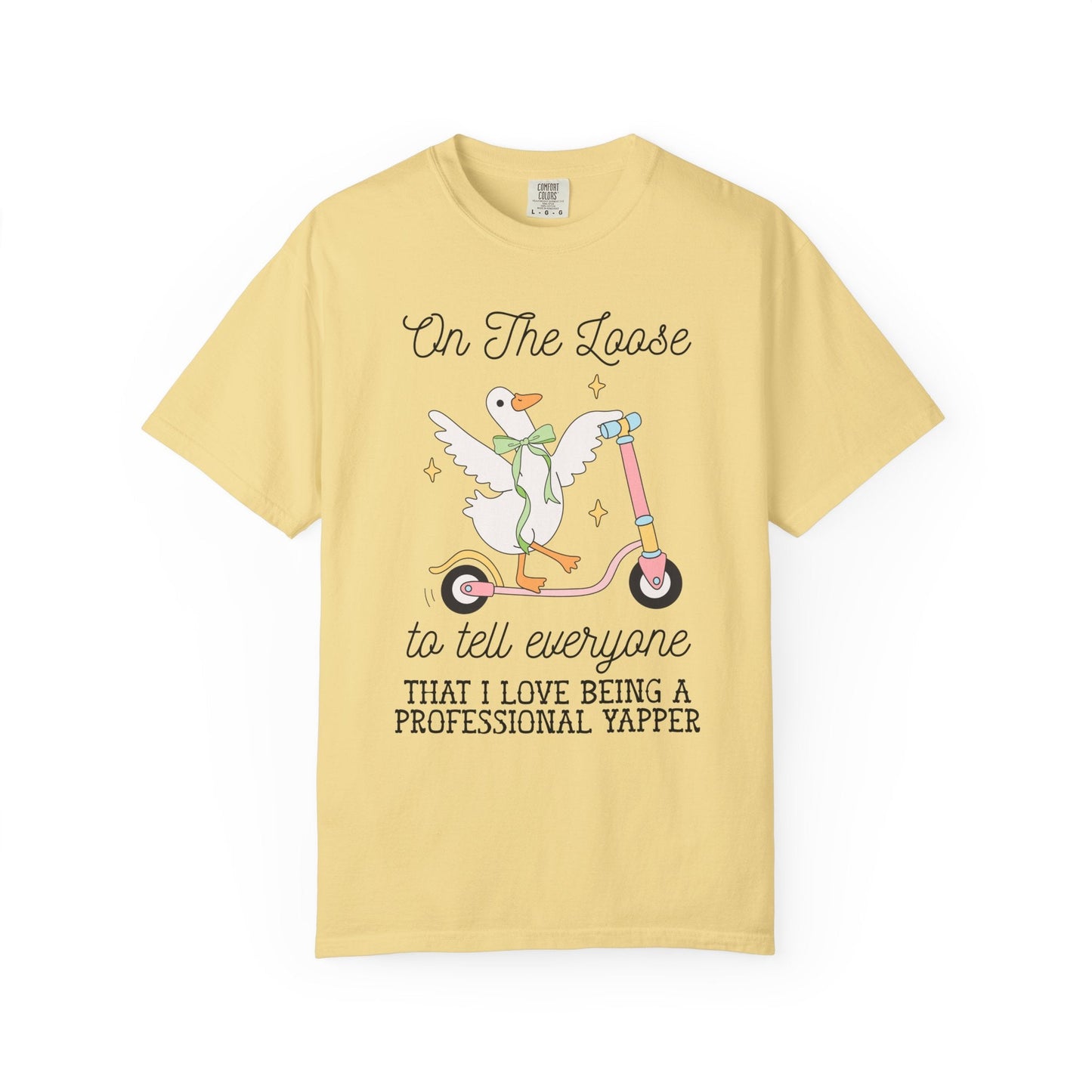 Professional Yapper Goose Tee for speech therapists