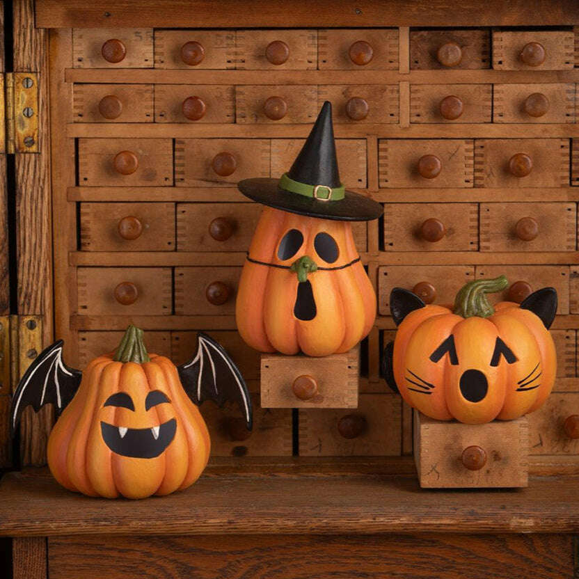 Pumpkin Bat Luminary by Bethany Lowe Designs