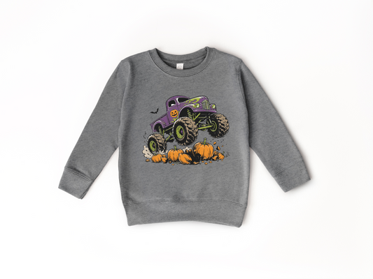 Pumpkin Crusher Toddler/Youth Crewneck Sweatshirt - made to order