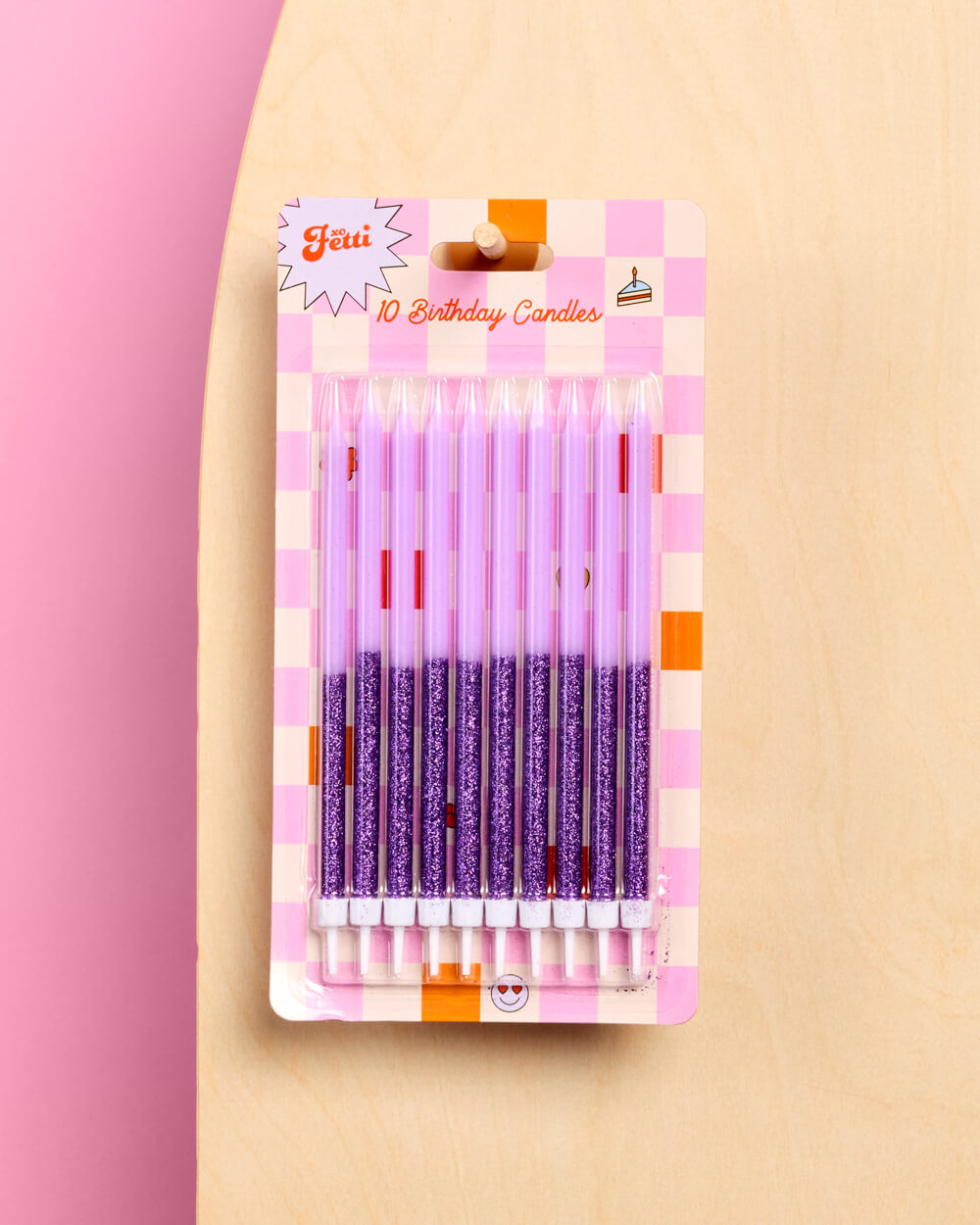 Glitter Bday Candle Bundle - 60 candles