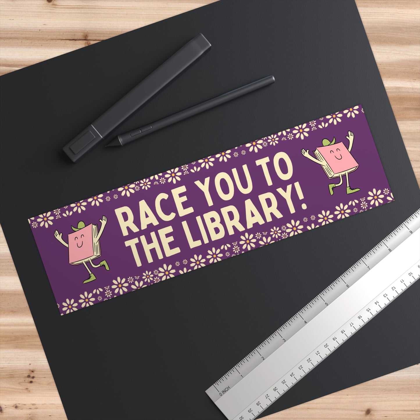 Race You To The Library (Purple)