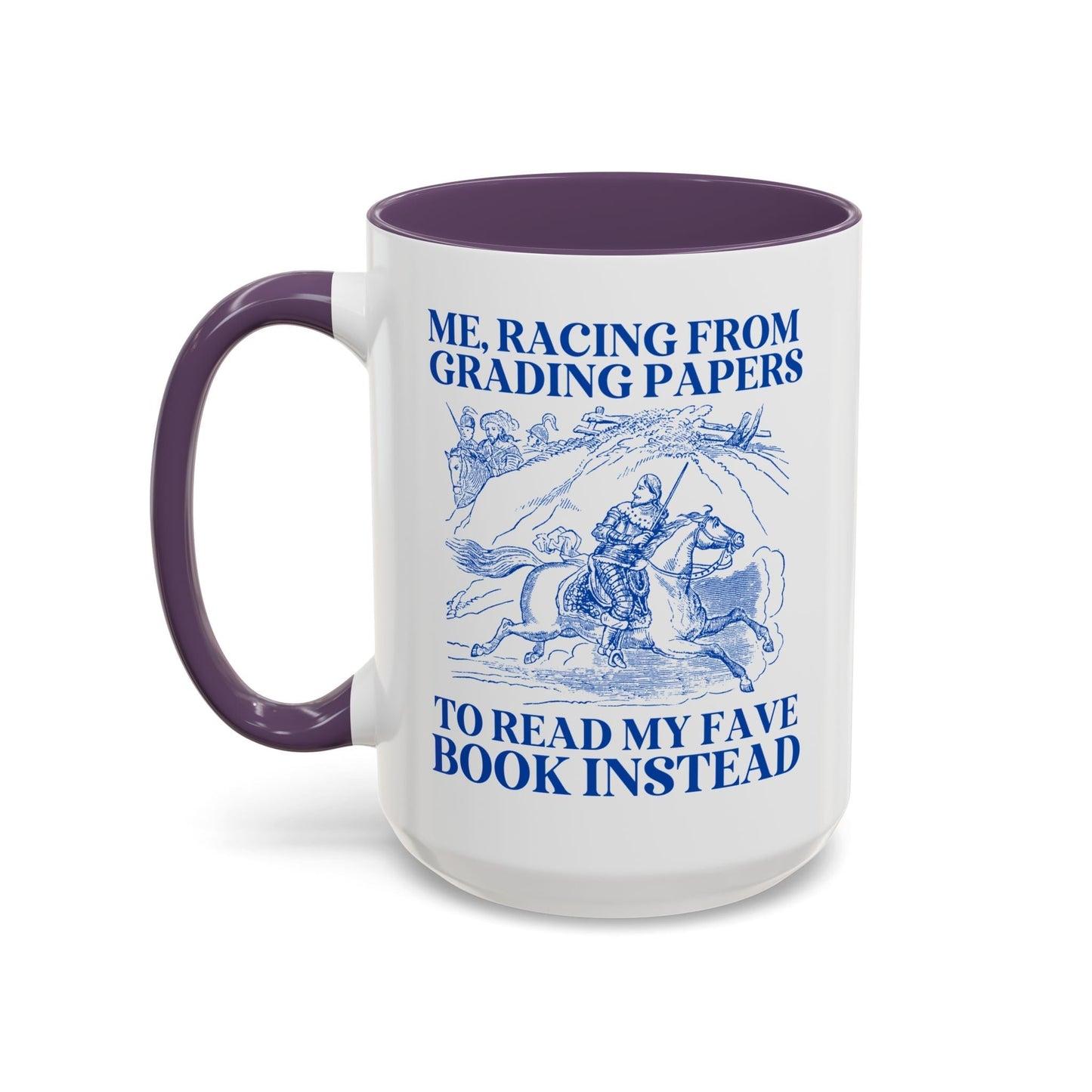 Racing from Grading Papers Mug