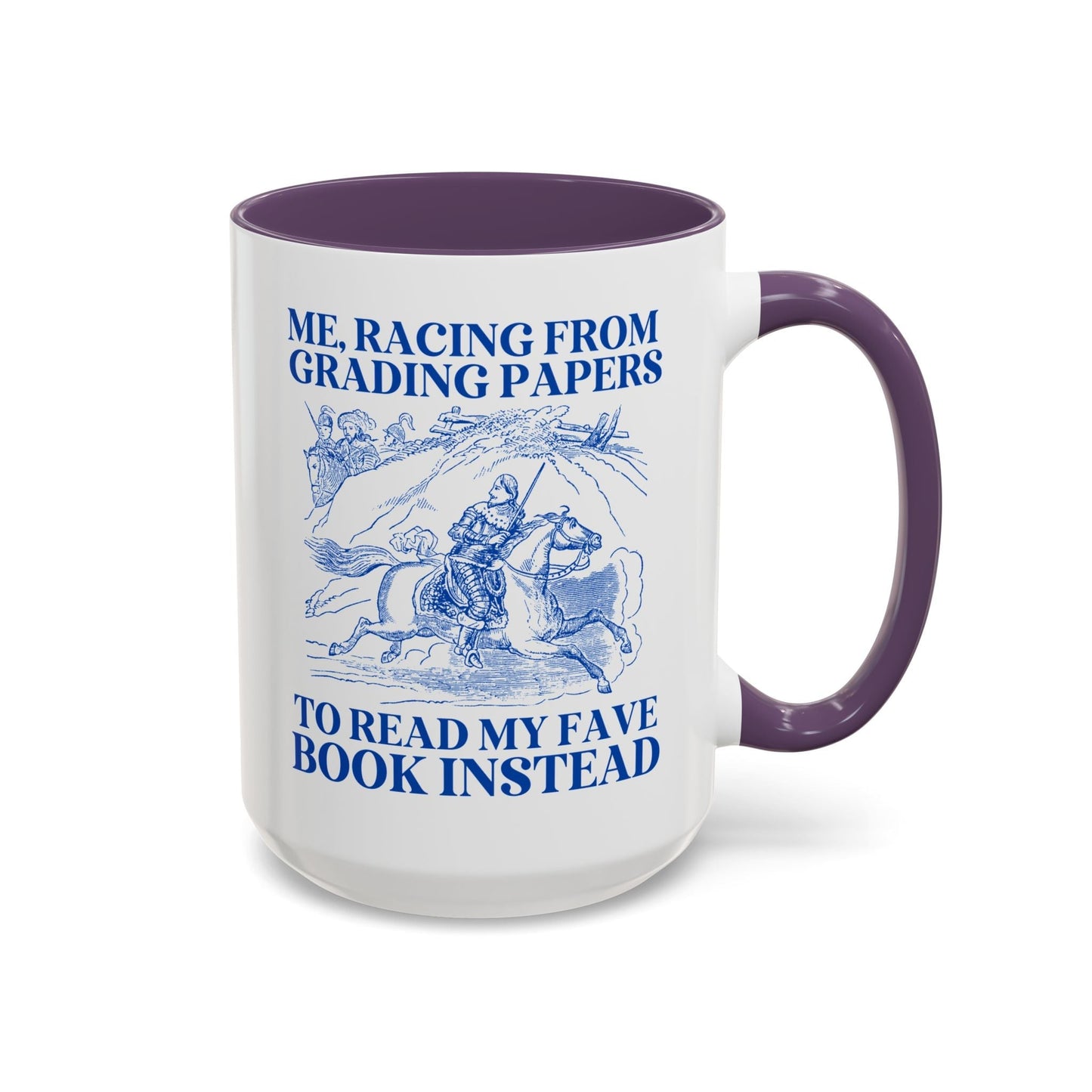 Racing from Grading Papers Mug