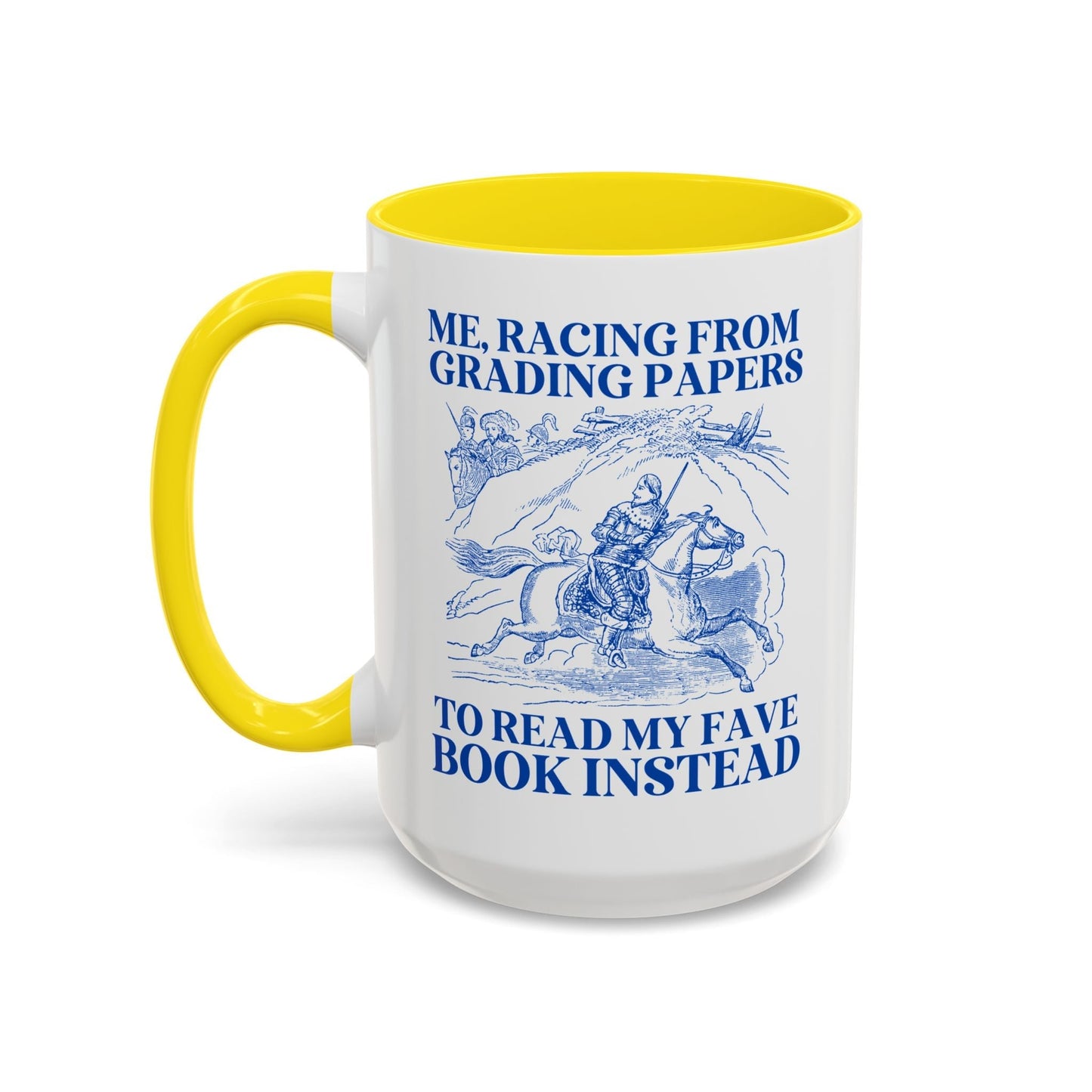 Racing from Grading Papers Mug