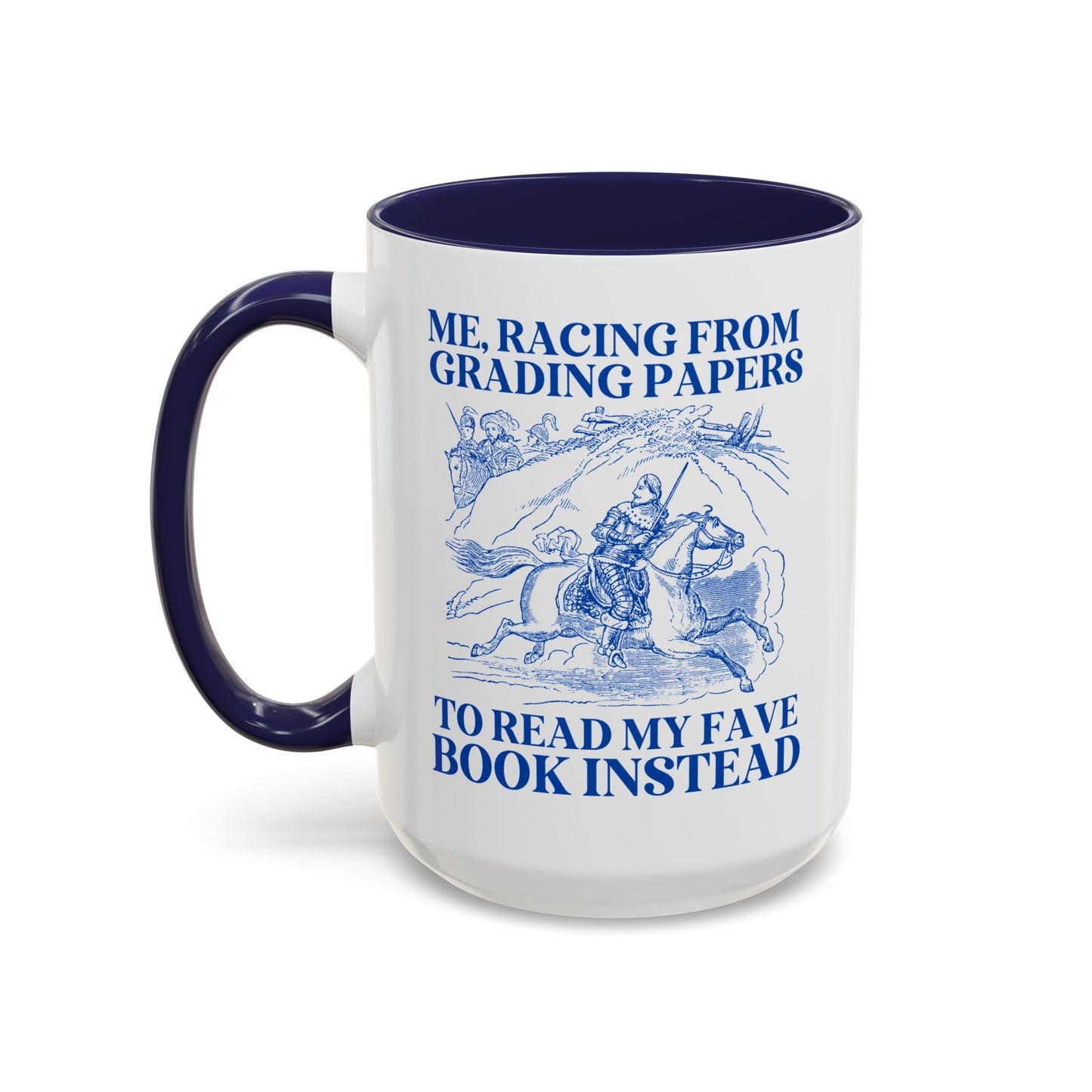 Racing from Grading Papers Mug