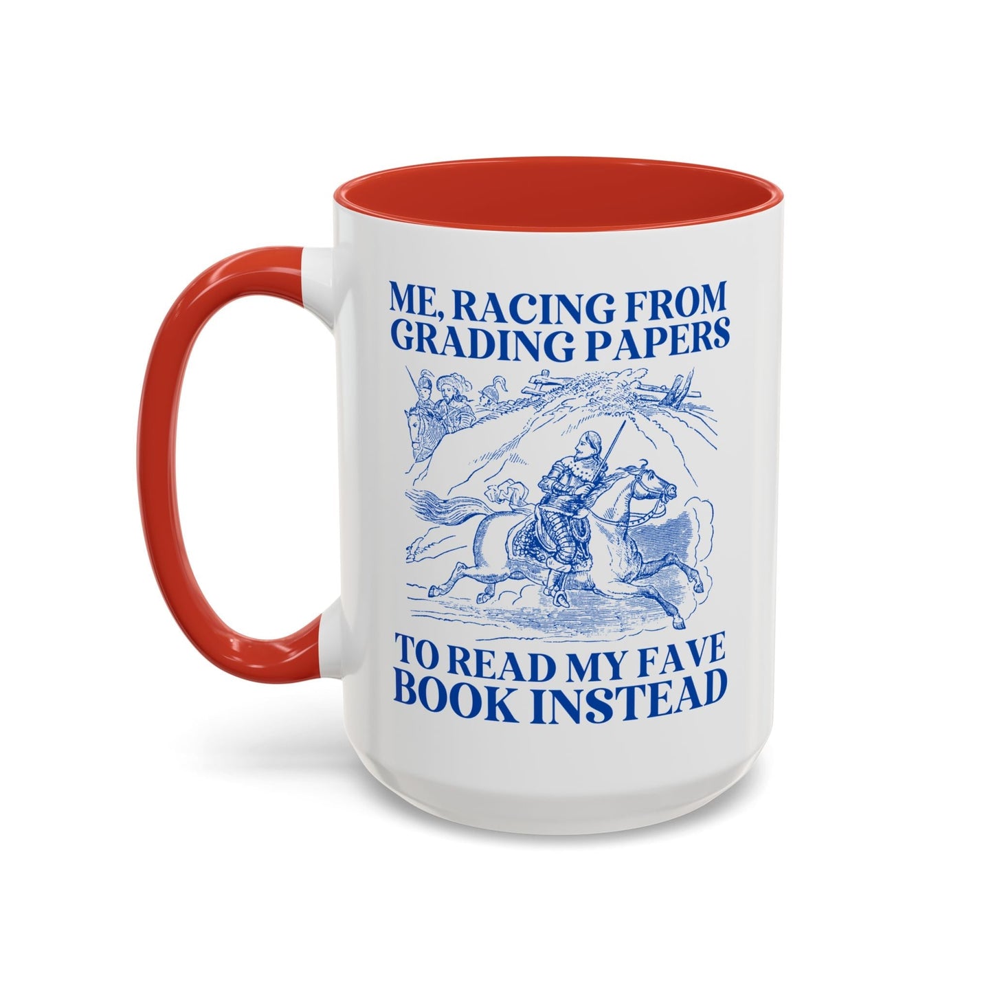 Racing from Grading Papers Mug