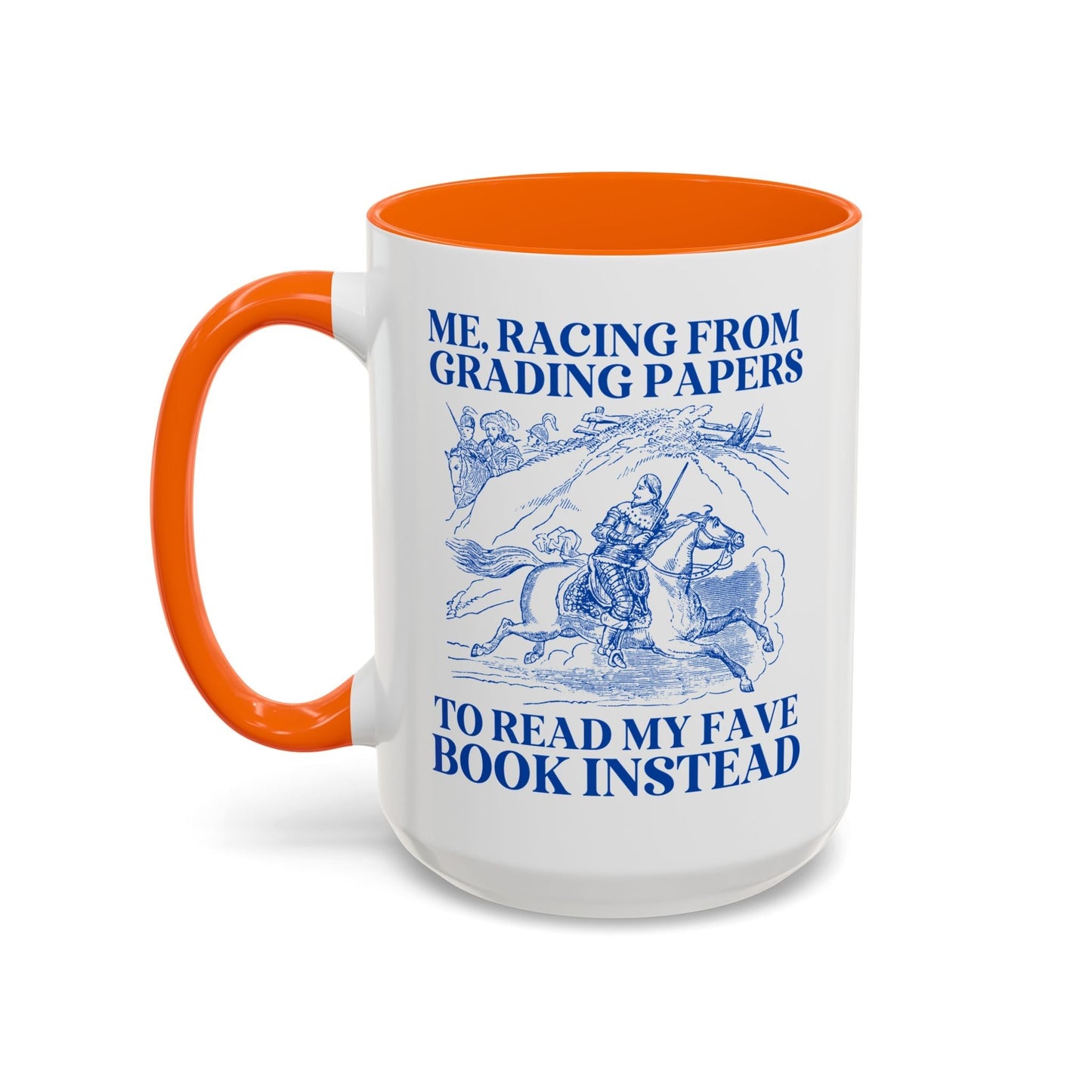 Racing from Grading Papers Mug