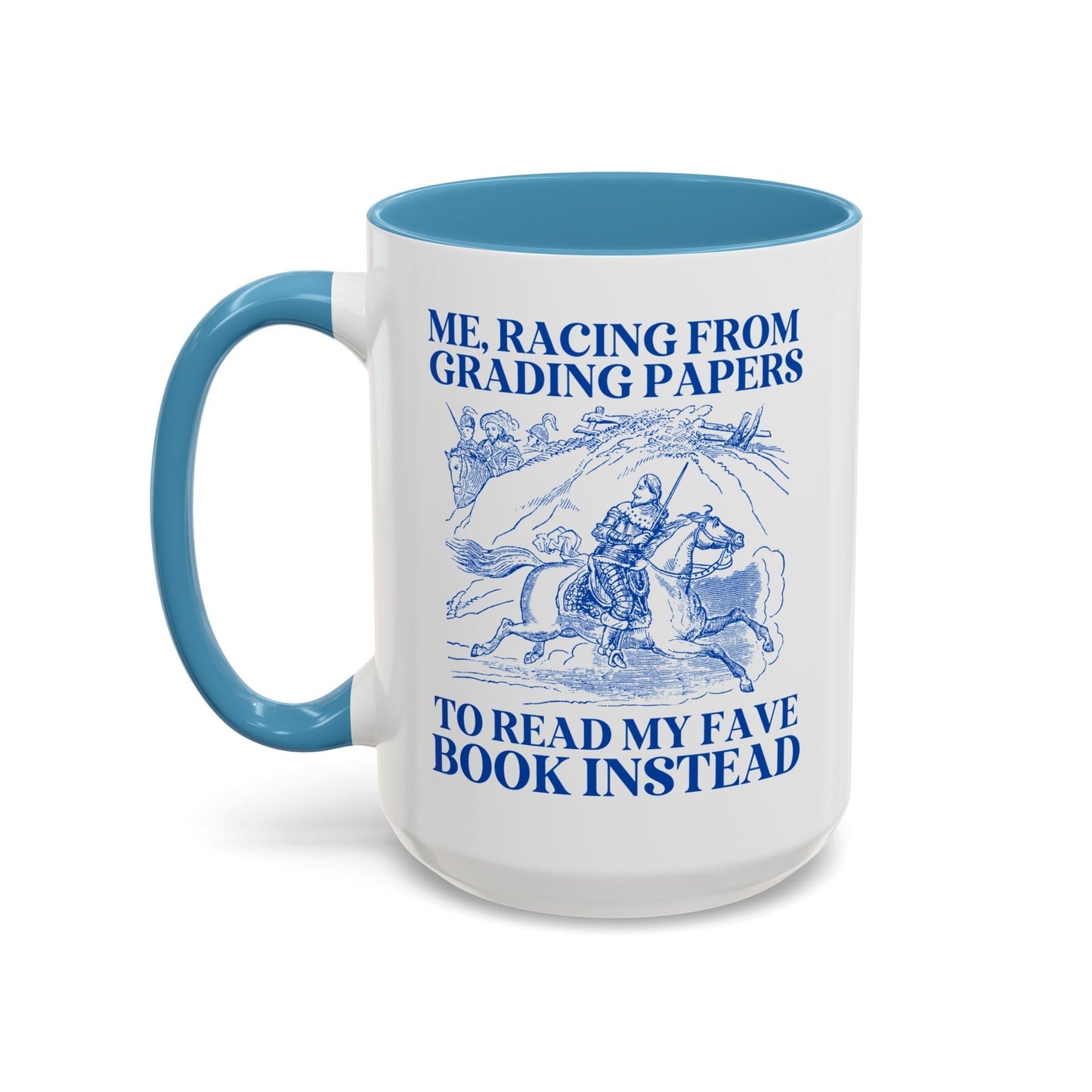 Racing from Grading Papers Mug
