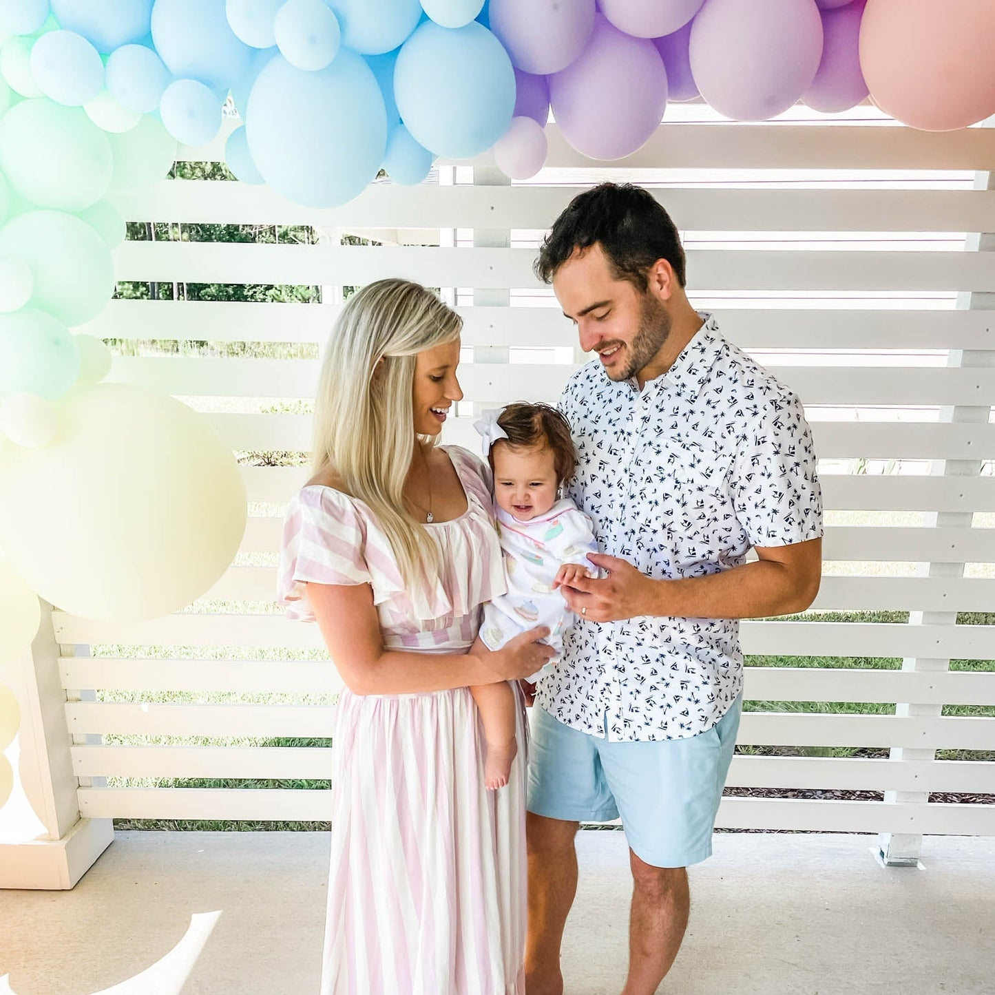 Soft Pastel Rainbow Balloon Garland Kit