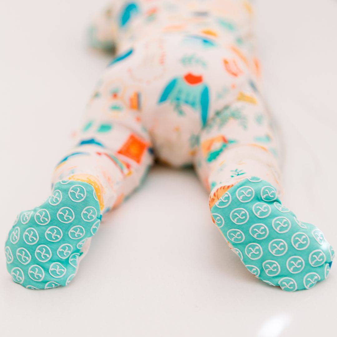 The Second-Skin Footie | Cozy Cats & Dogs | Danish Hygge-Inspired Print