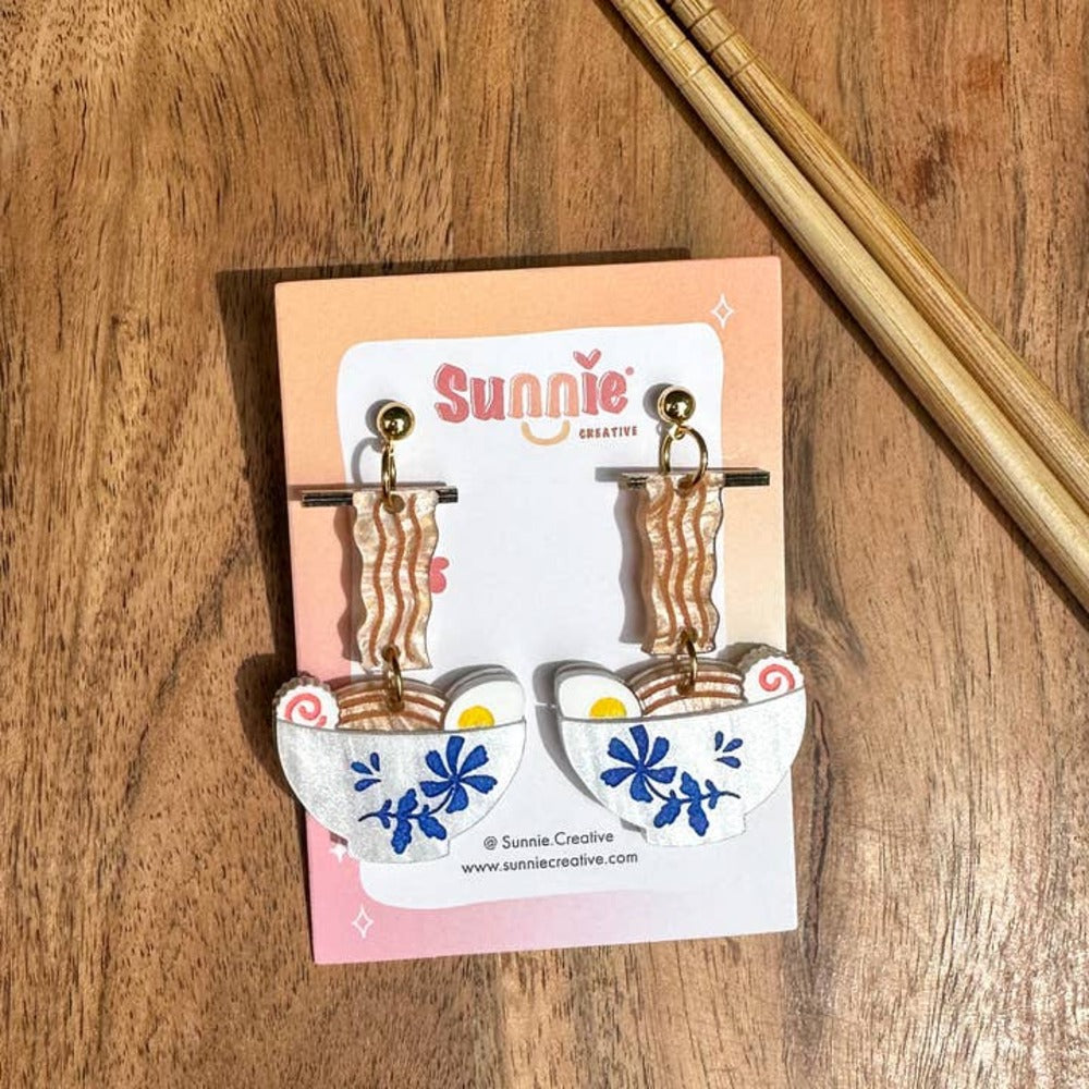 Ramen Acrylic Earrings