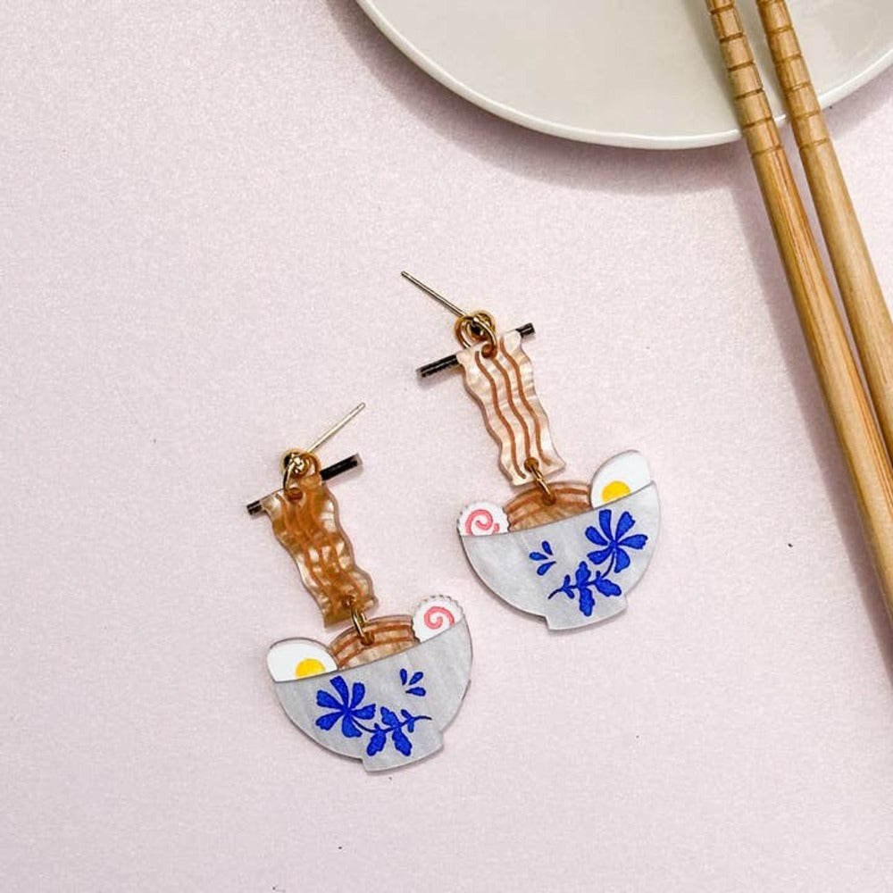 Ramen Acrylic Earrings