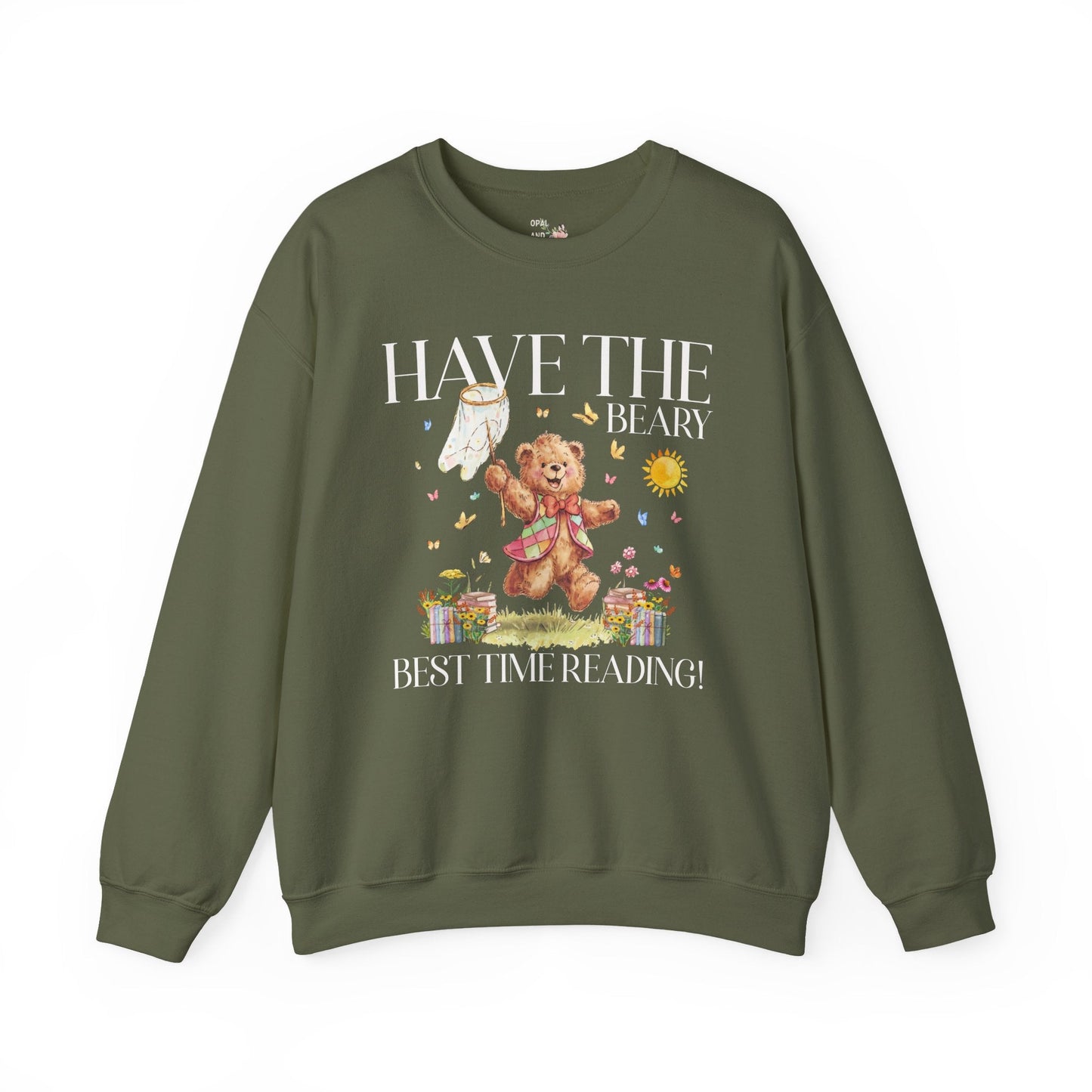 Beary Best Time Reading Sweatshirt