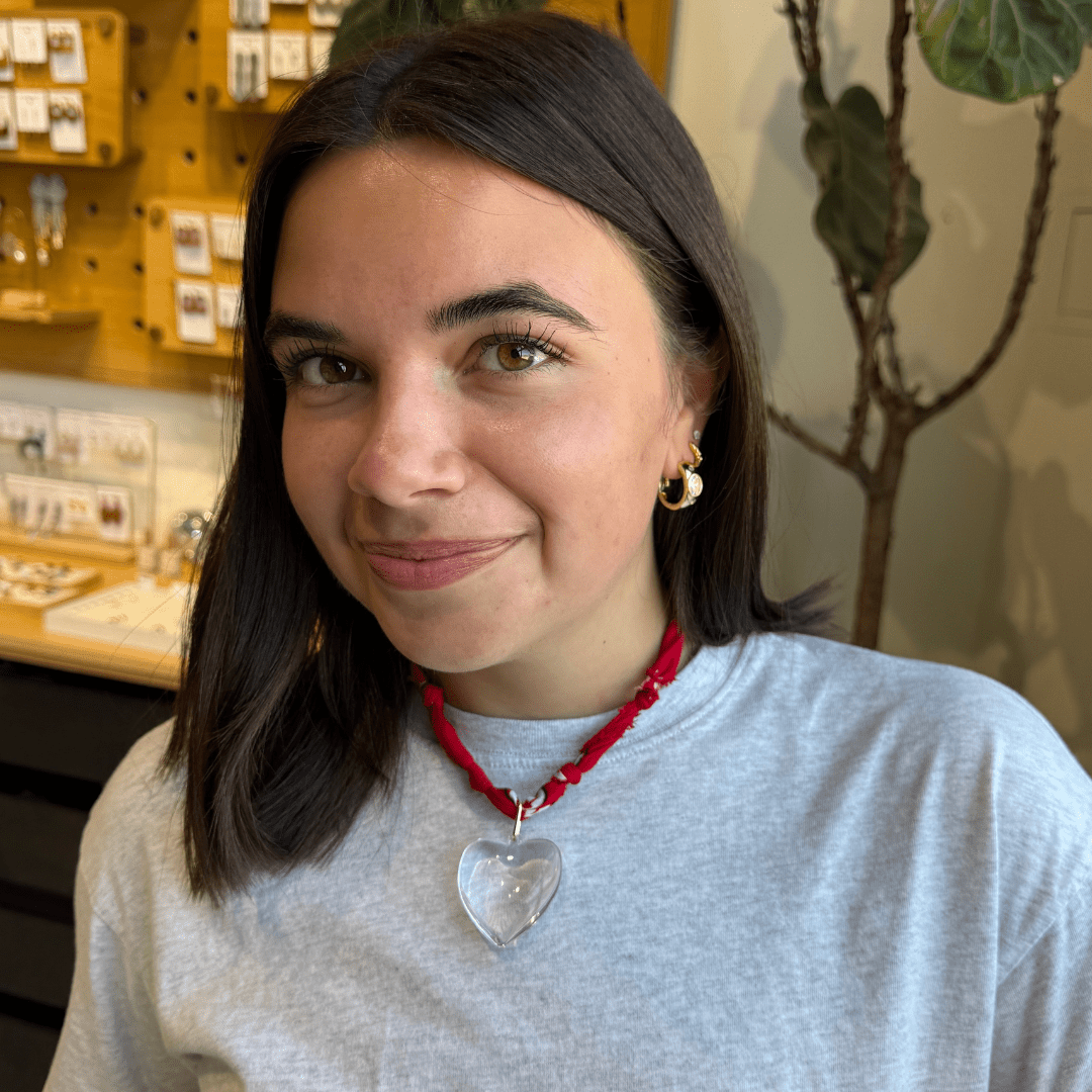 Red Bandana Charm Necklace