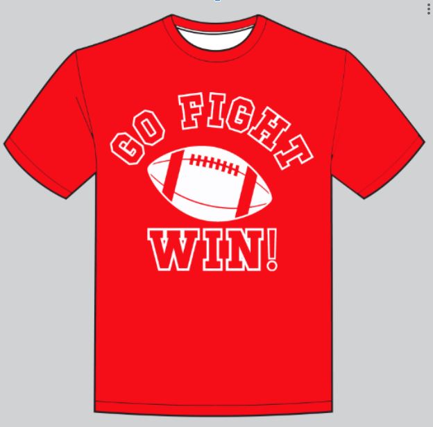 Go, Fight, Win Red Modal Shirt