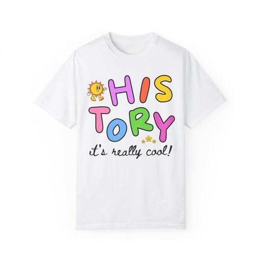 Retro History Teacher Tee Shirt