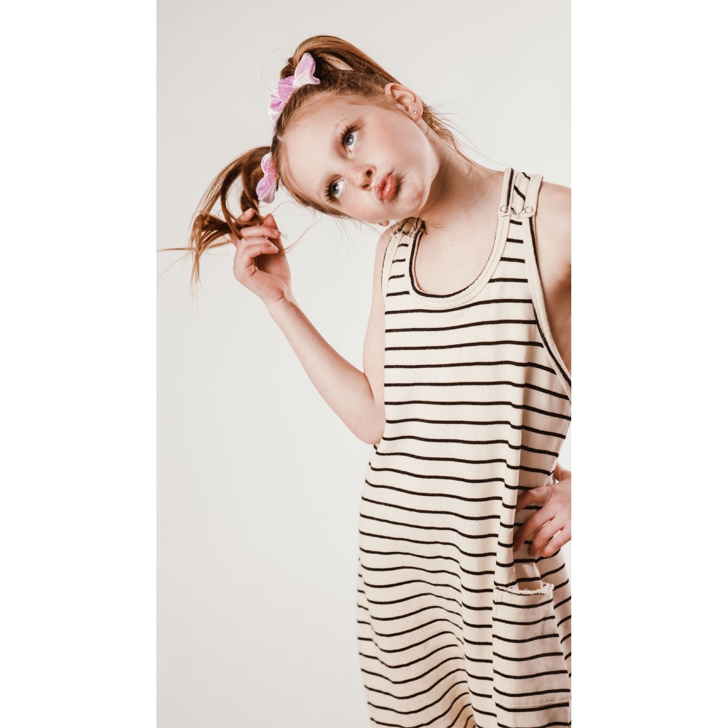 Romper Natural/Black Stripes - LIMITED  EDITION