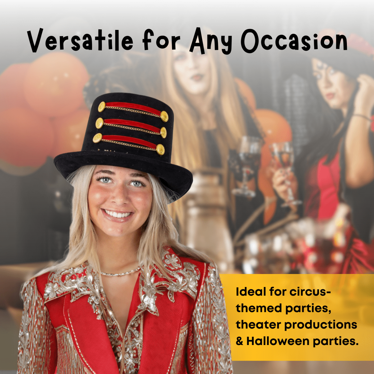 Ringmaster Hat for Adults