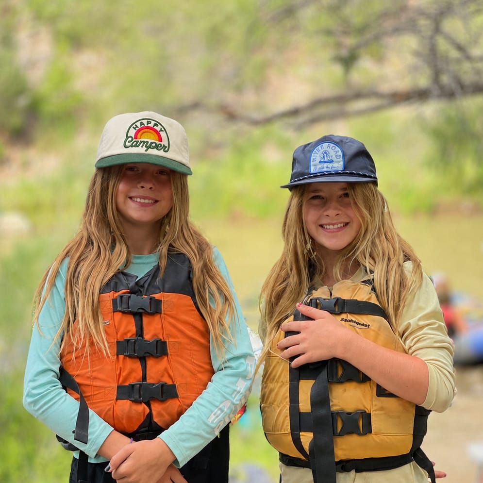 Happy Camper Snapback Hat (Youth)