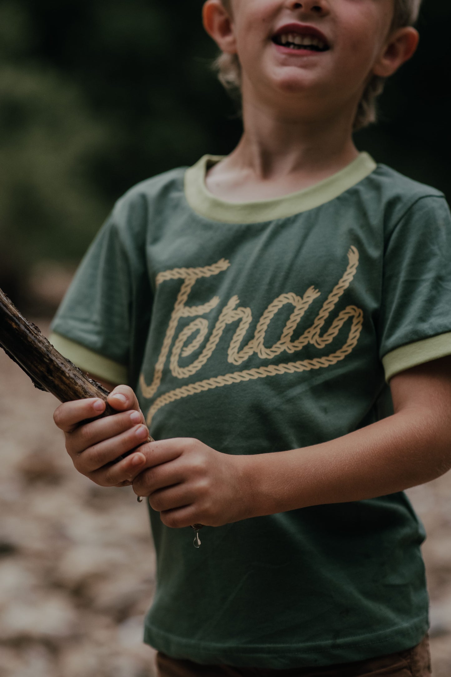 Feral Vintage Ringer | Forest (Youth)