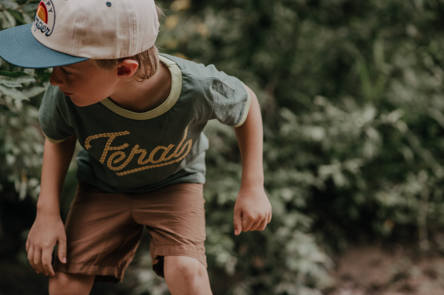 Feral Vintage Ringer | Forest (Youth)