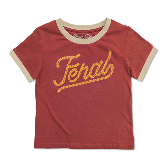Feral Vintage Ringer | Maroon (Youth)