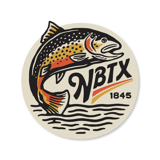 German Trout NBTX Sticker (New Braunfels, Texas)