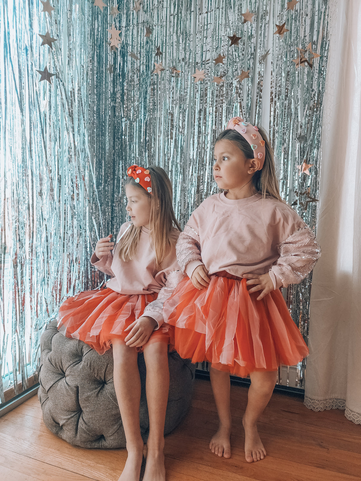 Pink and Red Striped Tutu