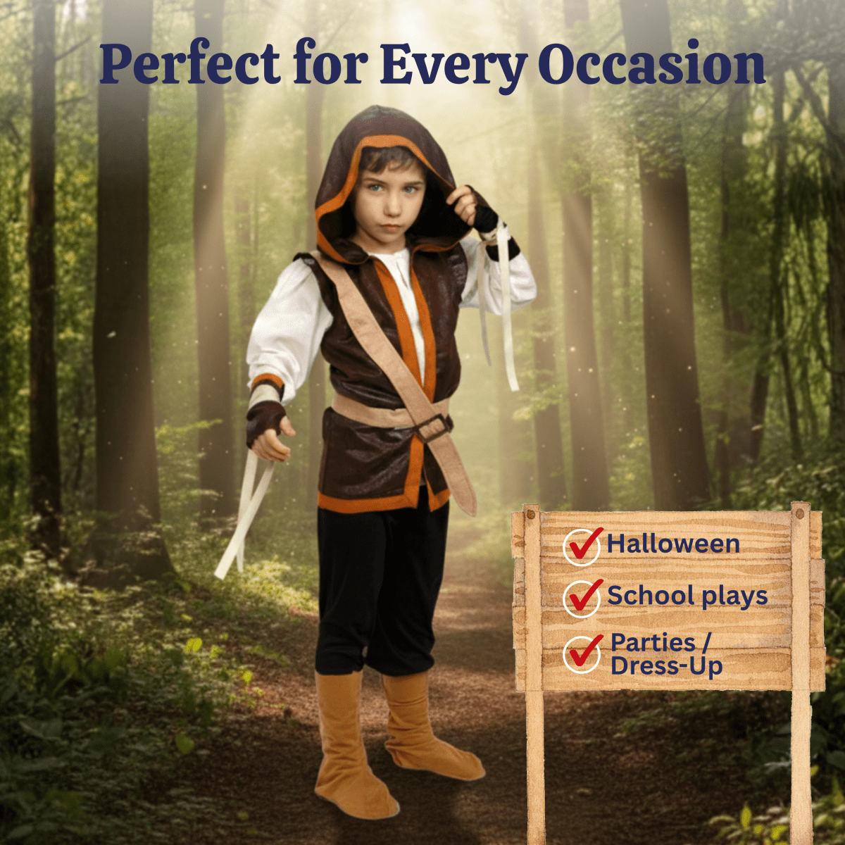 Robin Hood Costume - Kids