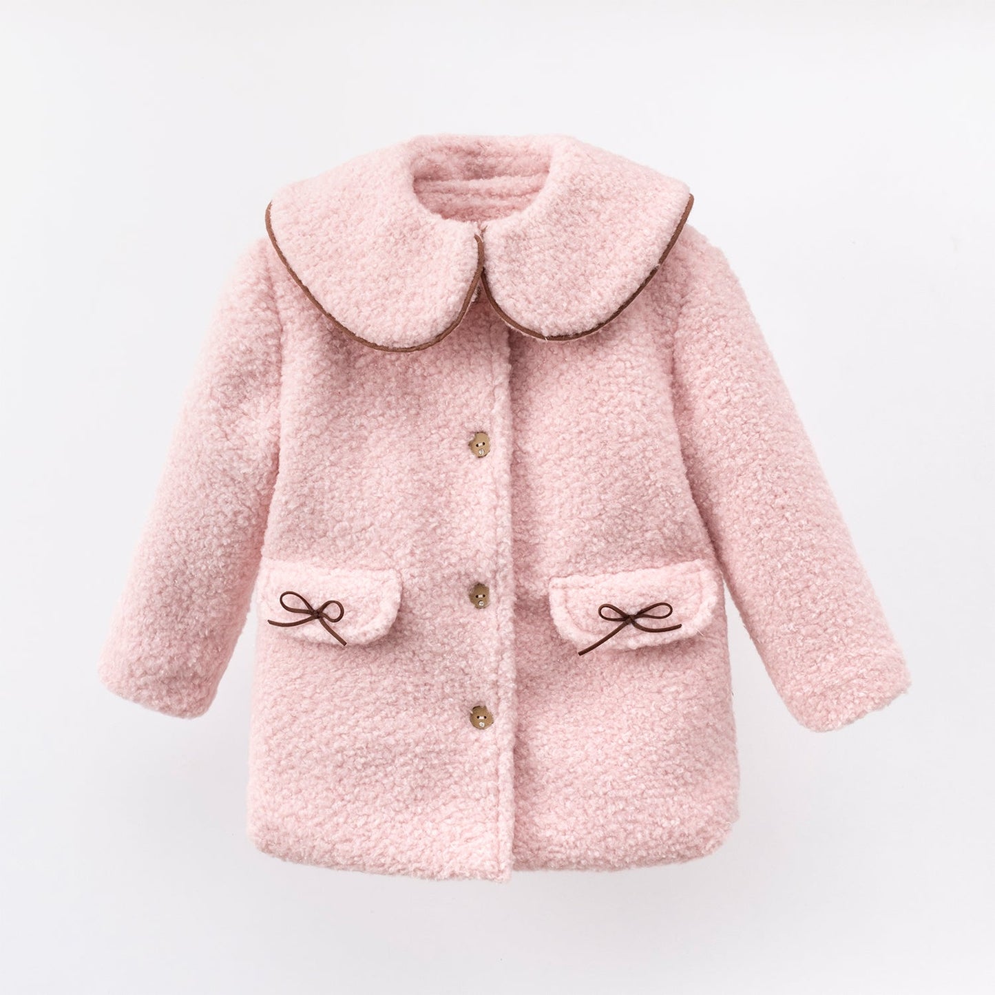 Rosalie Pink Bouclé Coat
