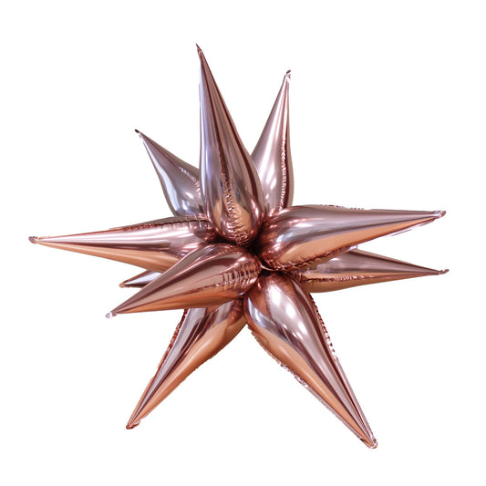 Rose Gold Starburst Balloon