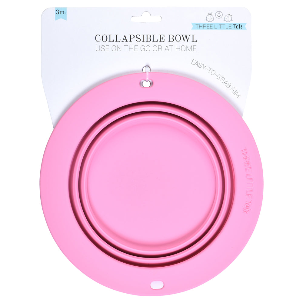 Rose Collapsible Bowl for Travel or Home