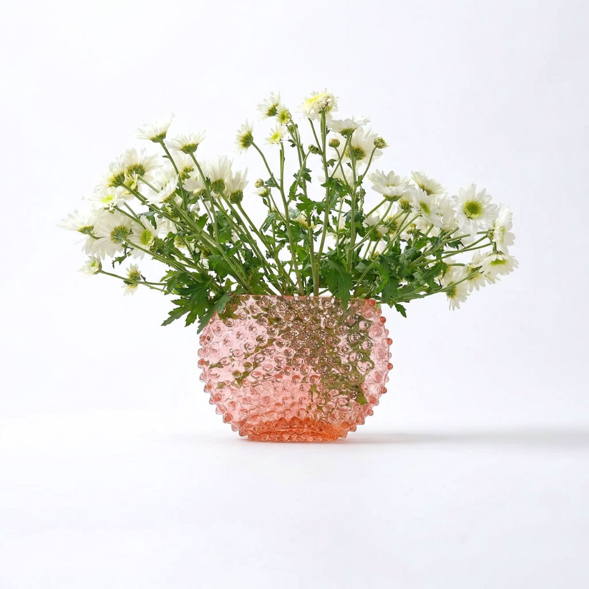 Hobnail Vase - Optic - Rose Bronze