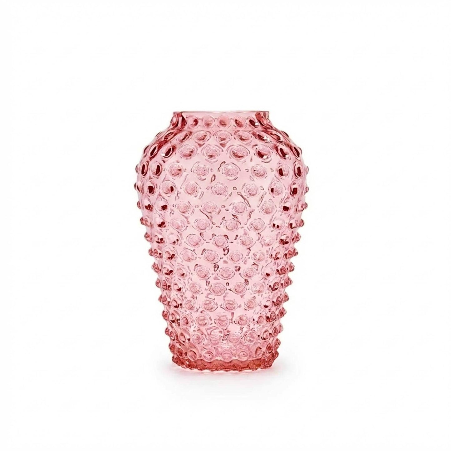 Hobnail Vase - Barrel - Rose Bronze