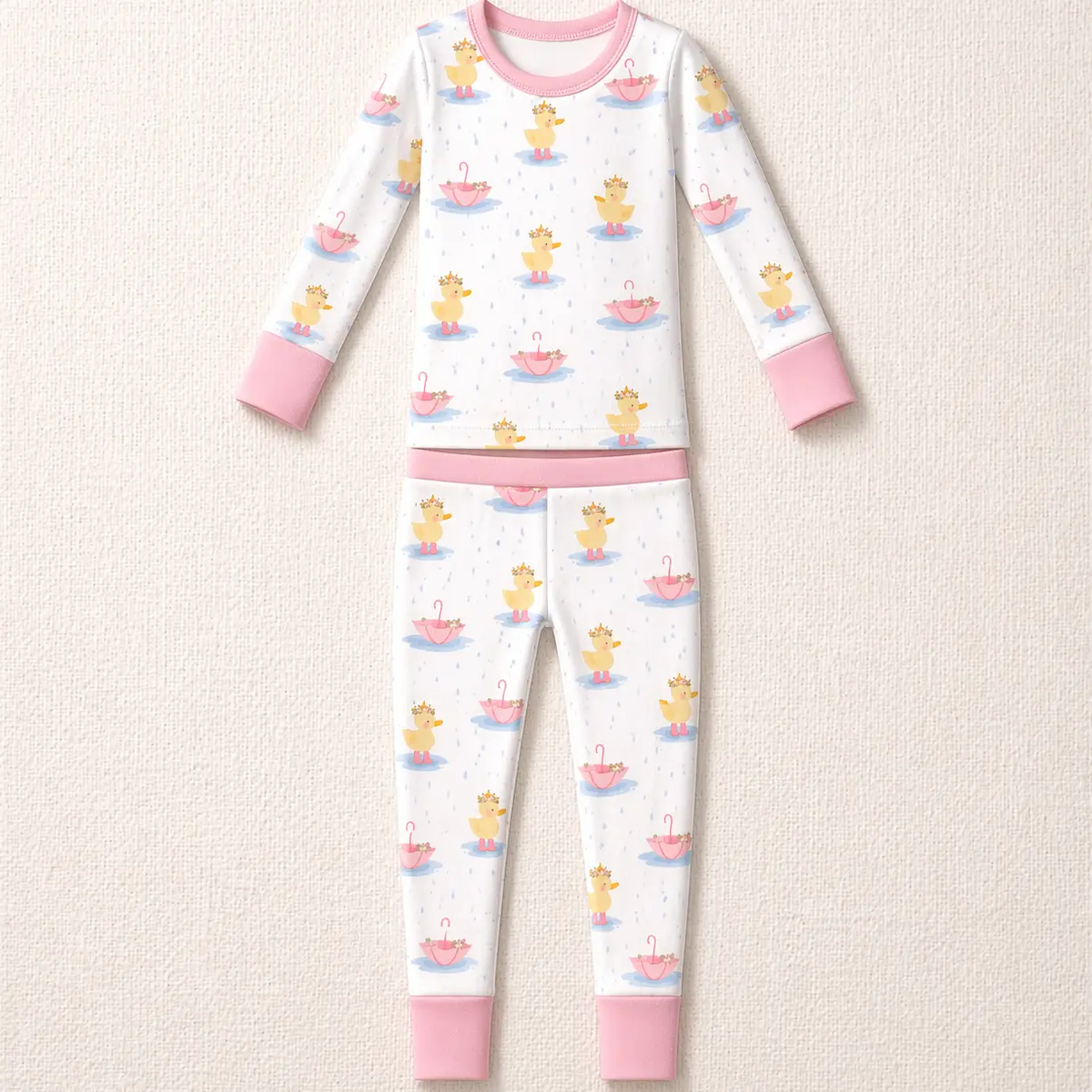 Royal Ducklings Soluna™ Bamboo 2 Piece Pajama Set