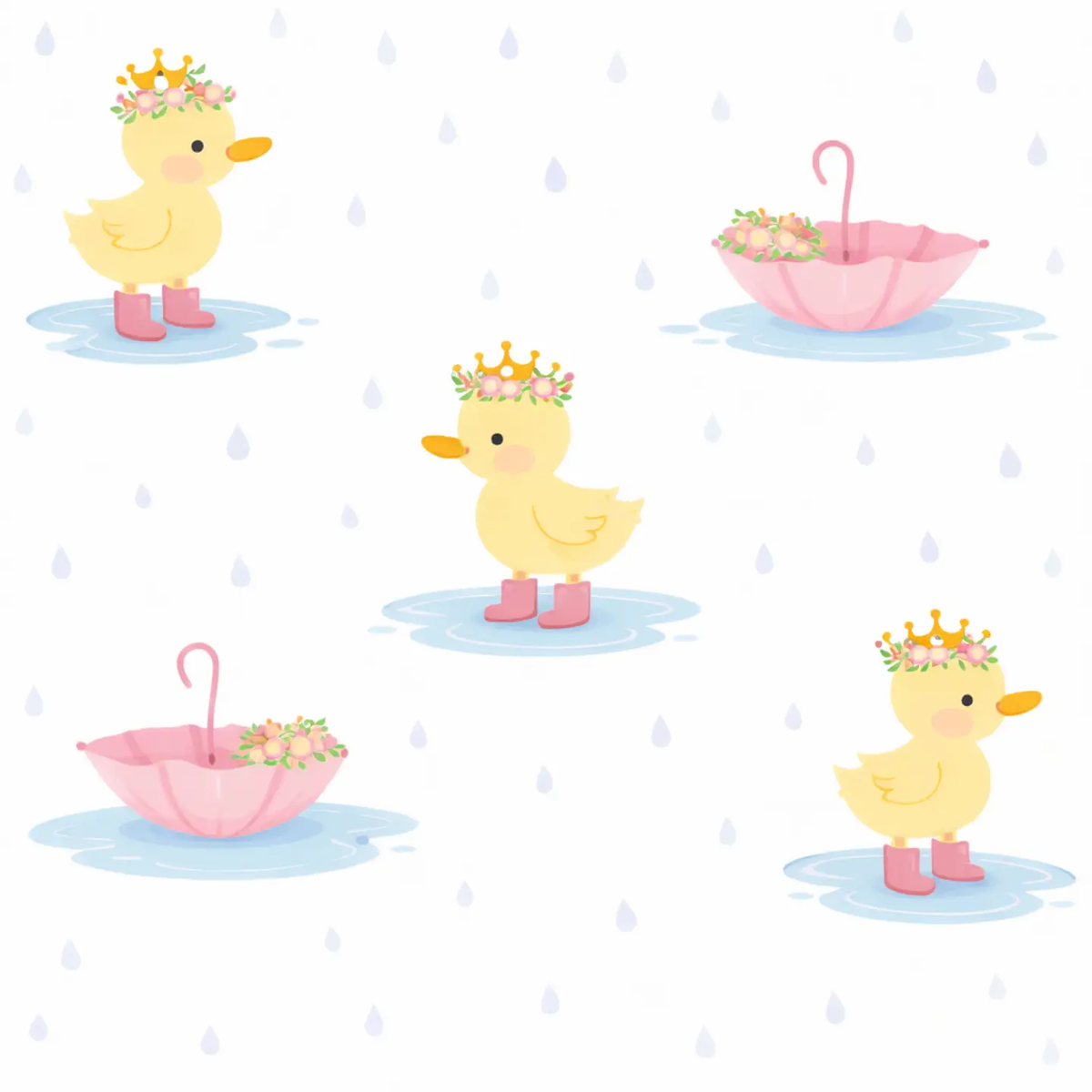 Royal Ducklings Soluna™ Bamboo 2 Piece Pajama Set