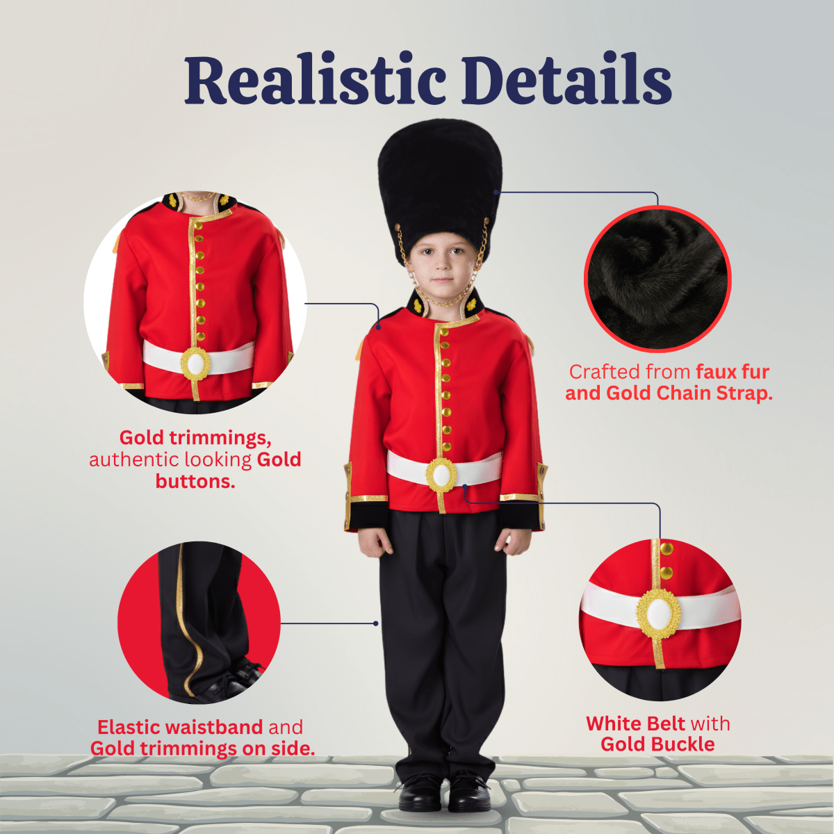 Royal Guard Dress up Set - Kids
