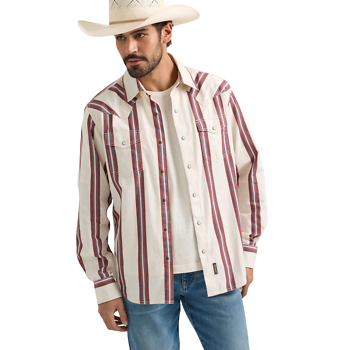 White Retro Stripe | Wrangler Mens